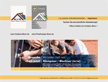 Tablet Screenshot of holzbau-blum.de